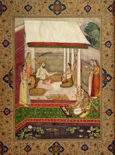 Un principe e una principessa che ascoltano musica da Indian School